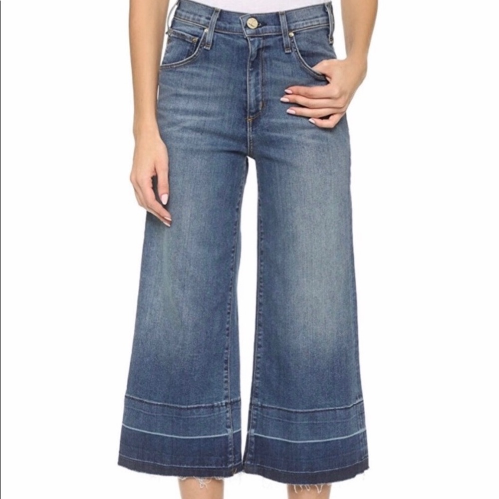 McGuire Denim Bessette Blue Culotte Jeans- Anthro